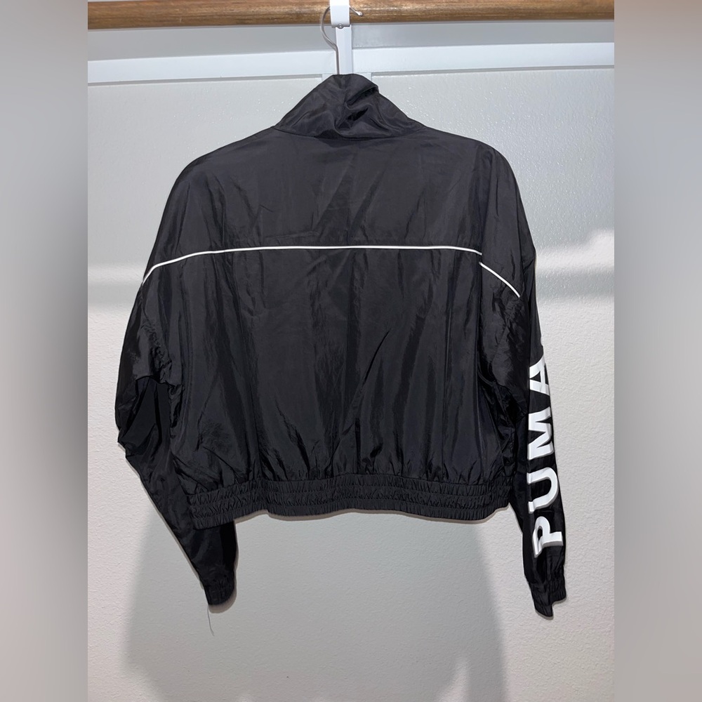 PUMA Women's Black Windbreaker Jacket - Picture 5 of 5